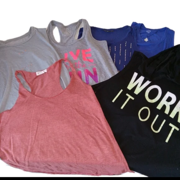Womens 6 Pc Assorted Brands Of Tank Tops Medium - Picture 4 of 7